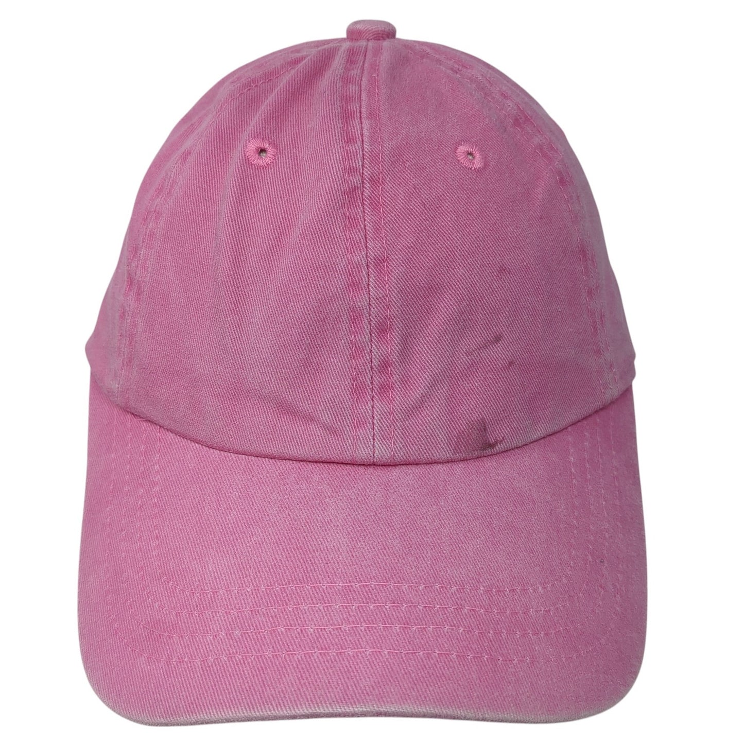 Nissi Caps Slideback Hat Pink One Size Adjustable Solid Outdoor Blank