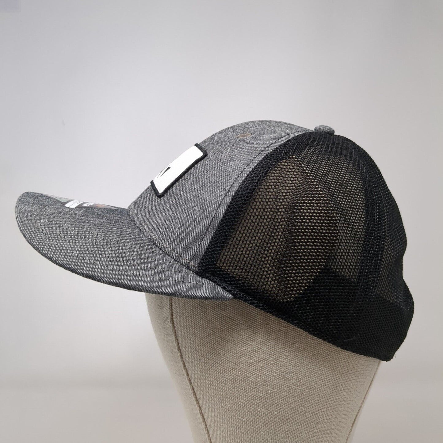 Pukka Snapback Trucker Hat Gray OSFA Ultra Fit Mesh Back W/Tags