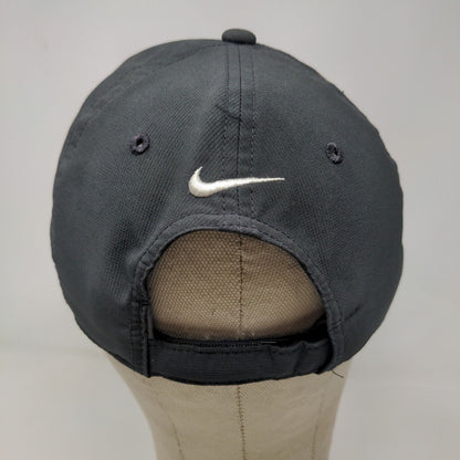 Nike Golf Men's Strapback Hat Black OSFM Embroidered Deer Creek Golf Club Logo