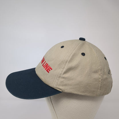 Bottom Line Baseball Cap Brown OS Adjustable Embroidered 6 Panel K-Products