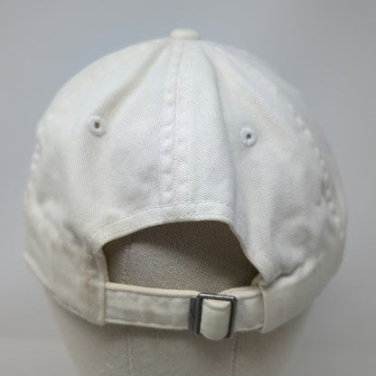 Nike Baseball Cap White One Size Futura Logo Embroidered Slideback Strap Hat