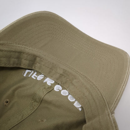Life Is Good Slideback Baseball Cap Brown OS Adjustable Embroidered 6 Panel