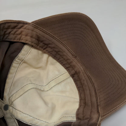 Old School Matt Groening Strapback Hat Brown Embroidered The Simpsons Anoma