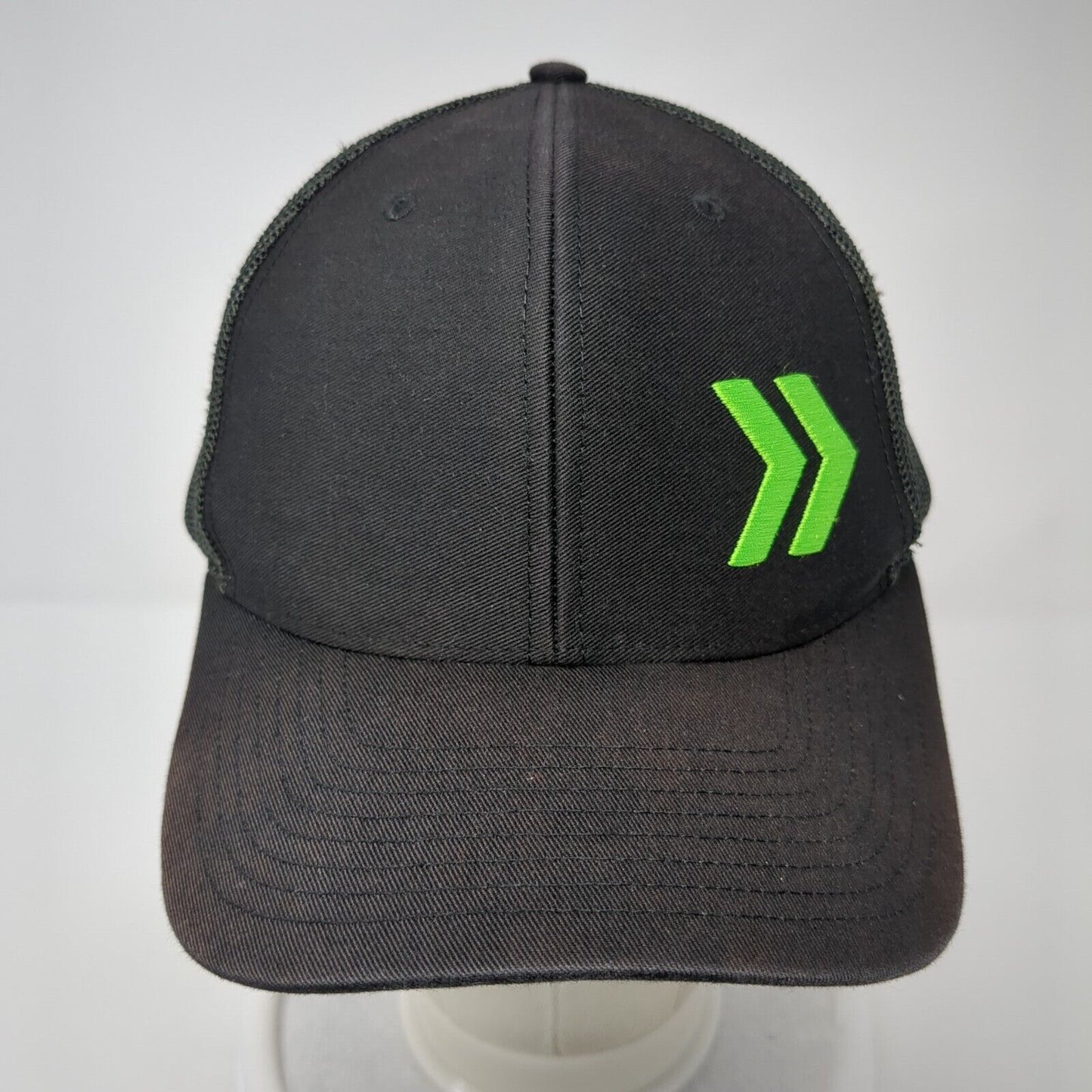 NexTitle Logo Snapback Mesh Back Trucker Hat Black One Size 6 Panel