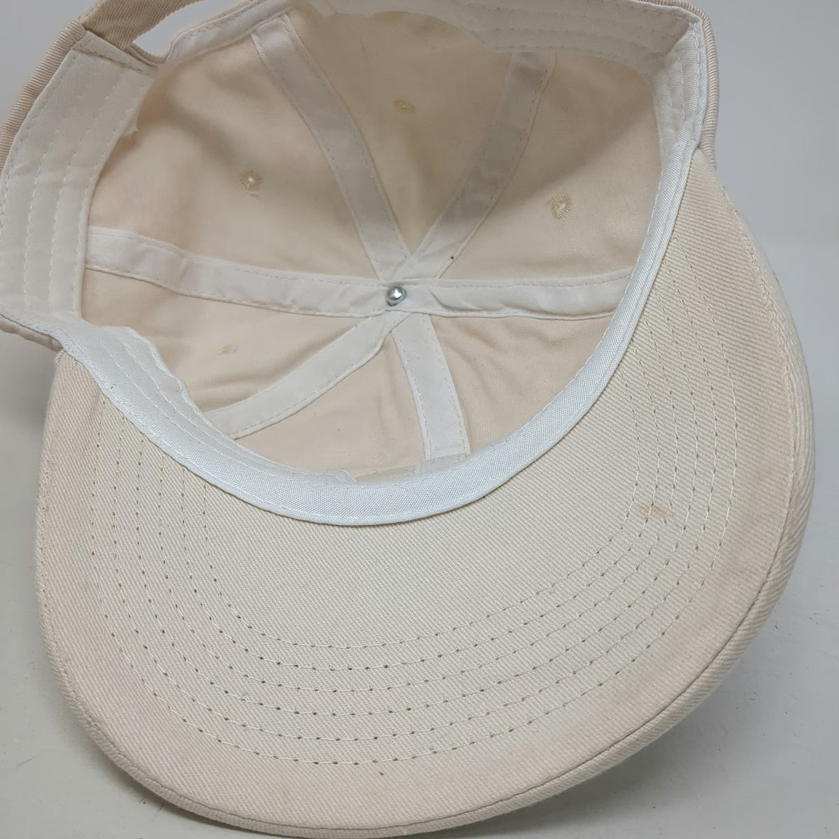 JSHealth 360 Baseball Cap Beige One Size Slideback Hat Embroidered Adjustable
