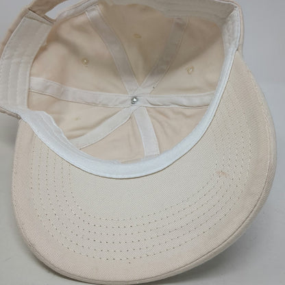 JSHealth 360 Baseball Cap Beige One Size Slideback Hat Embroidered Adjustable
