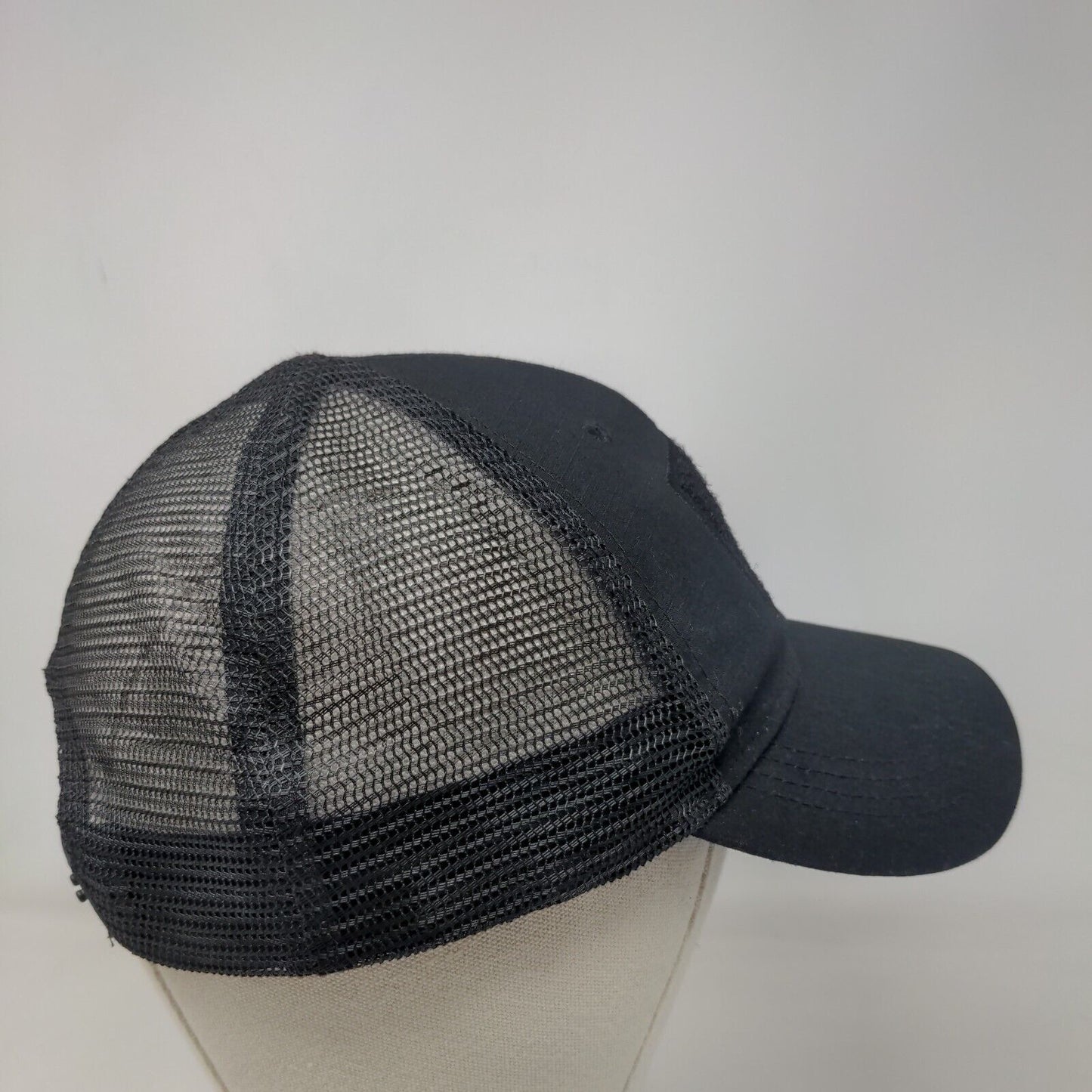 American Flag Snapback Trucker Hat Black OS Mesh Patriotic Highland Tactical