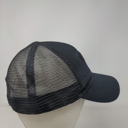 American Flag Snapback Trucker Hat Black OS Mesh Patriotic Highland Tactical