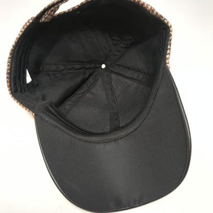 Unbranded Strapback Hat Multi One Size Adjustable Houndstooth 6 Panel