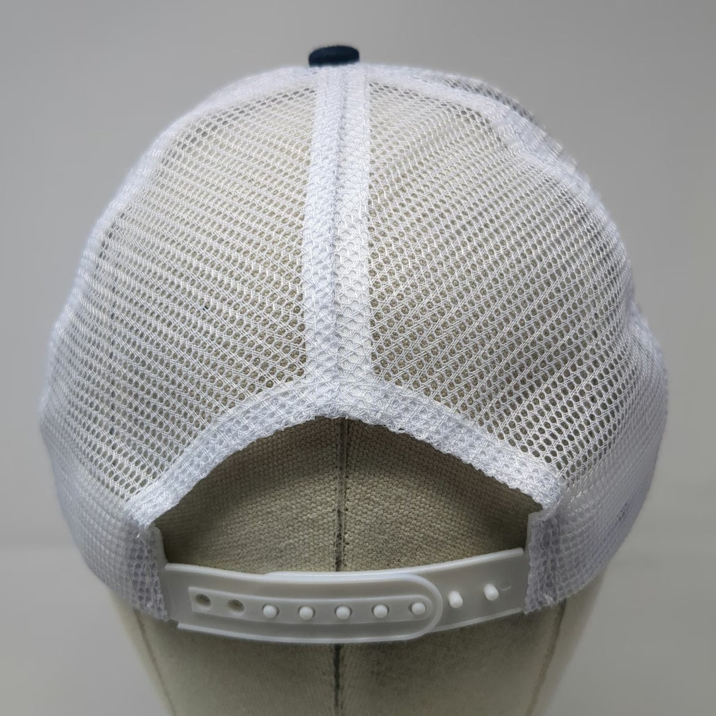 KENO Blue One Size Trucker Hat Mesh Back Snapback Embroidered Patch Gaming Logo
