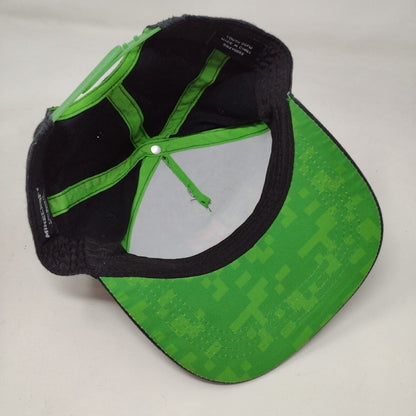 Minecraft TNT Snapback Hat Black Youth OSFM Adjustable Vent Holes