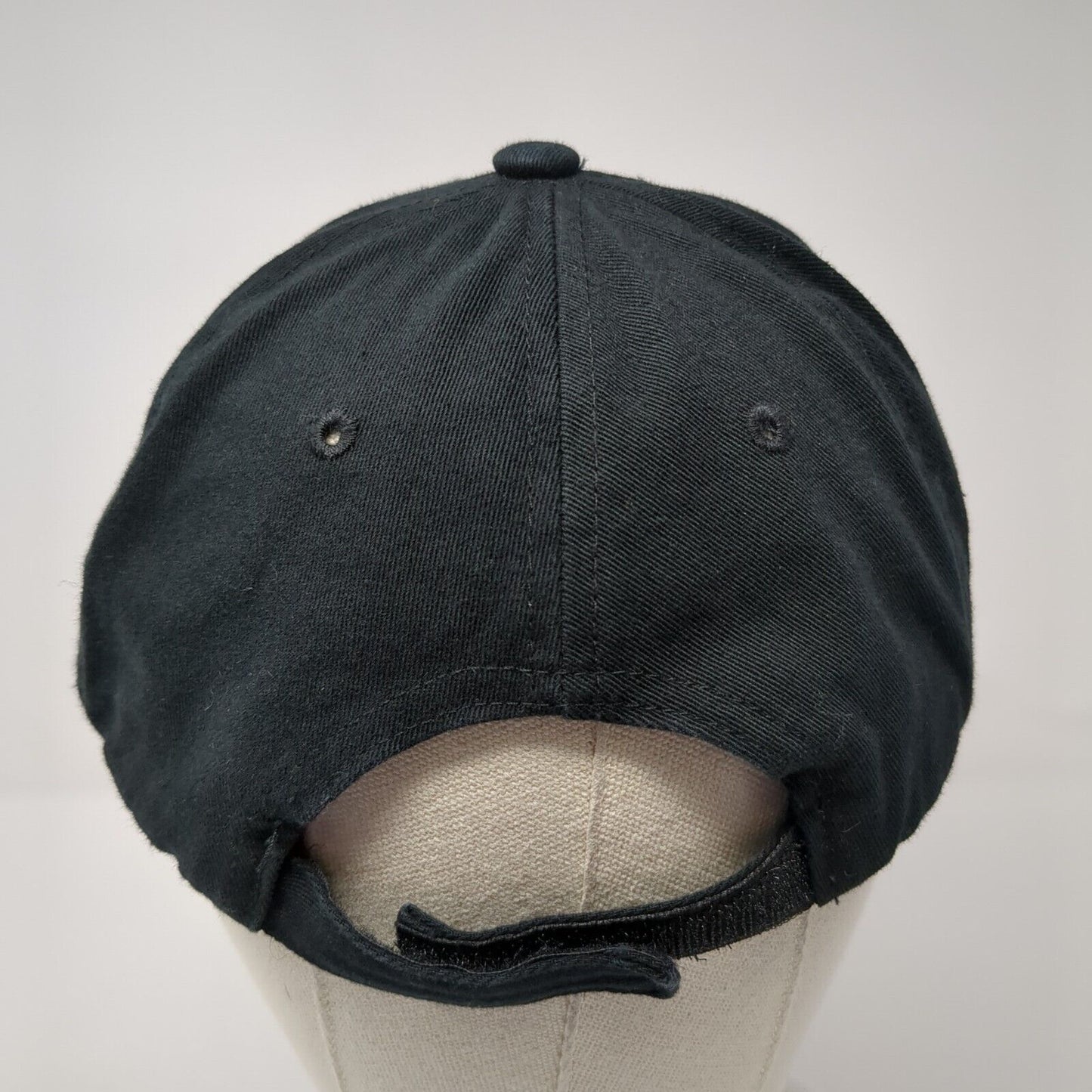 Slim Chickens Strapback Hat Black One Size Stingray Headwear 6 Panel