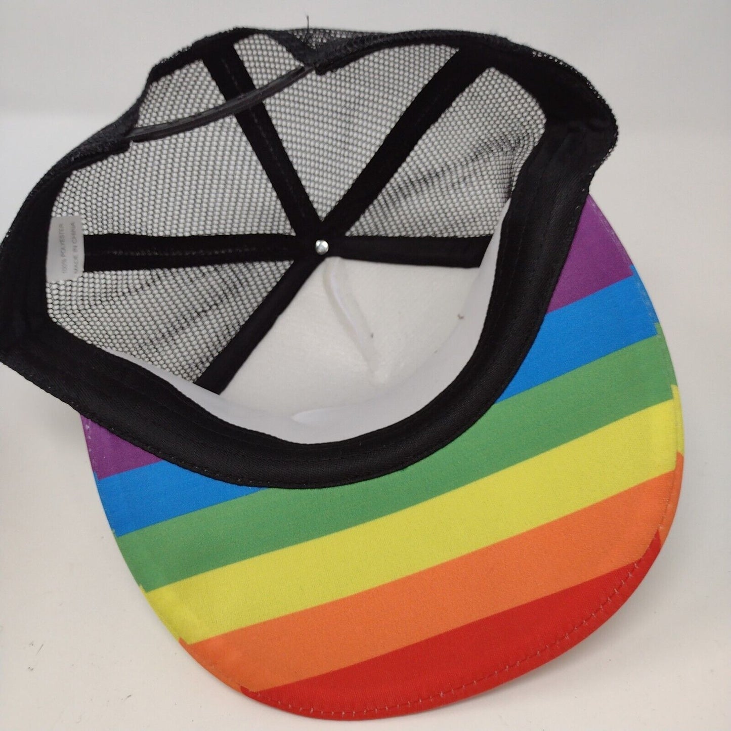 Walmart Snapback Mesh Back Trucker Hat Multi OSFA Rainbow Adjustable