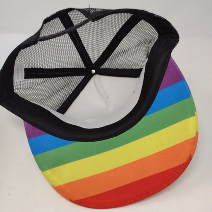 Walmart Snapback Mesh Back Trucker Hat Multi OSFA Rainbow Adjustable