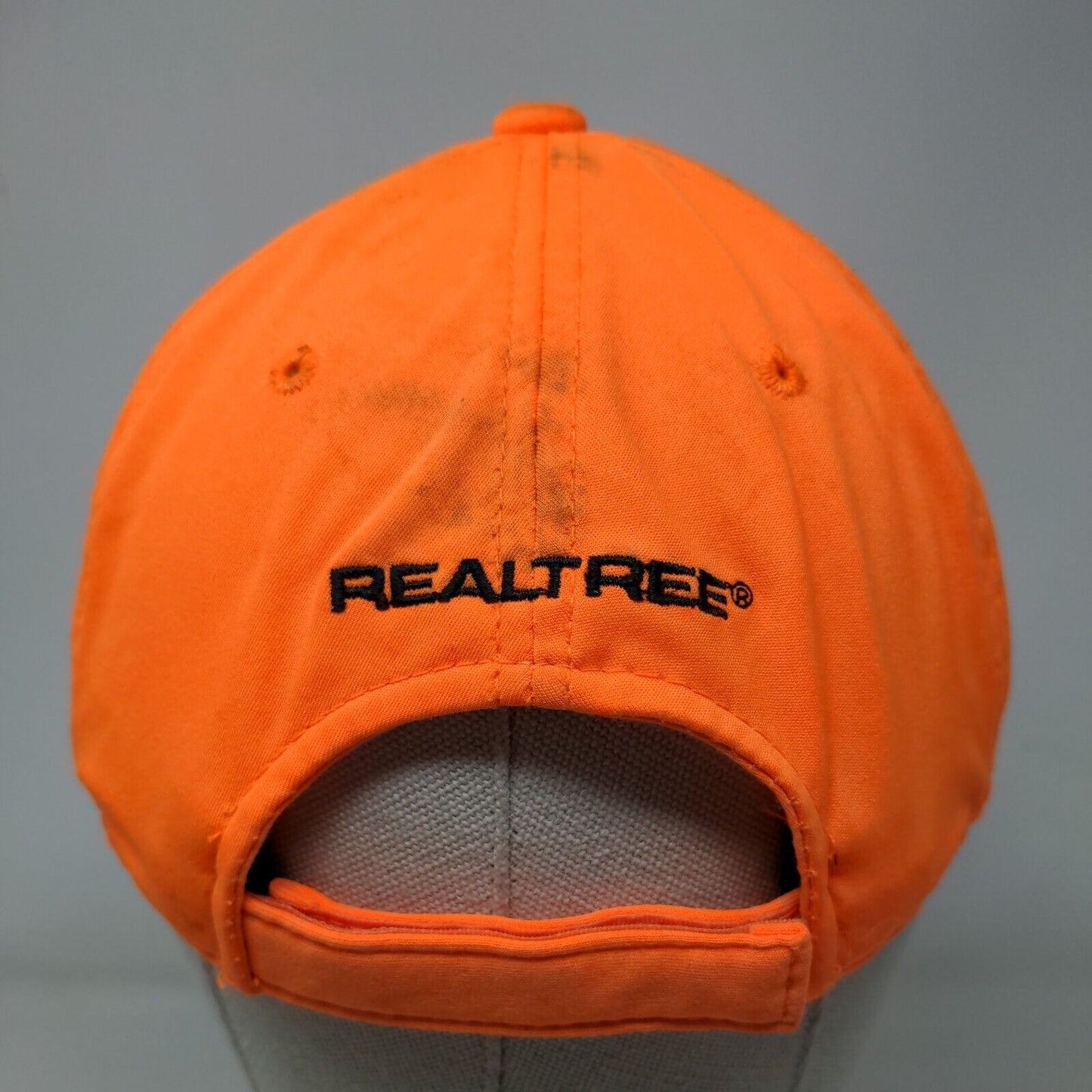 Realtree Strapback Hat Orange OSFM Adjustable Embroidered 6 Panel Outdoor Cap