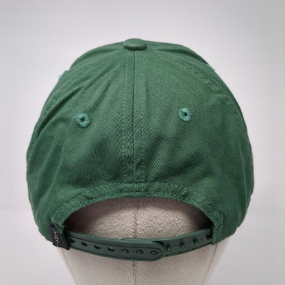 Maui Snapback Hat Green One Size Embroidered Logo Hawaiian Headwear