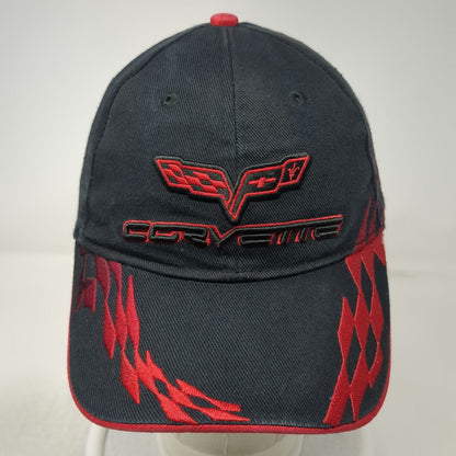 Ralph White Baseball Cap Black Red One Size Corvette C6 Embroidered Racing Hat