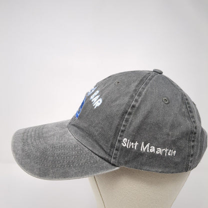 Blue Bitch Bar Sint Maarten Strapback Hat Gray One Size Fahrenheit