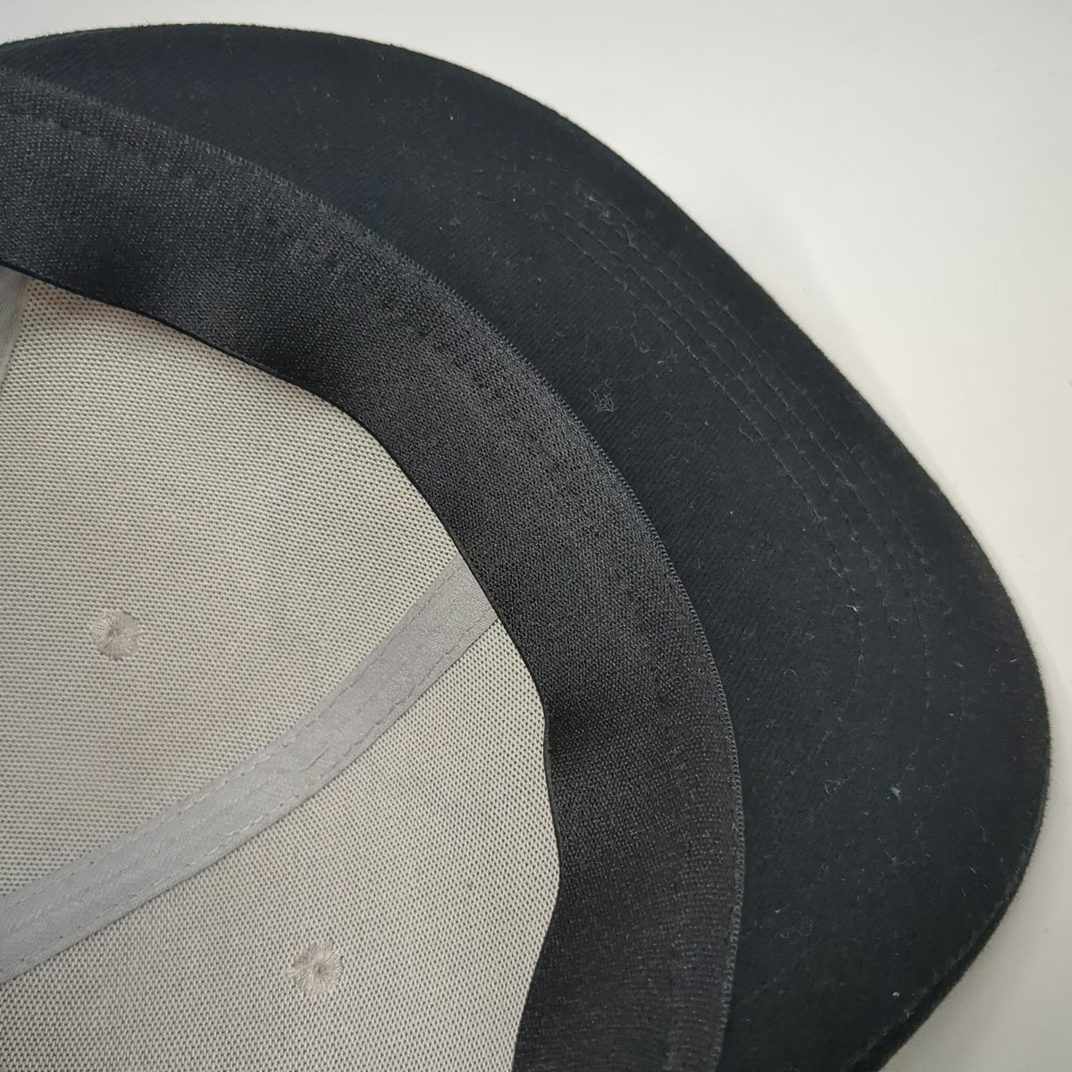 Diesel Power Gear Baseball Cap Beige Black One Size Flat Brim Stretch Fit Hat