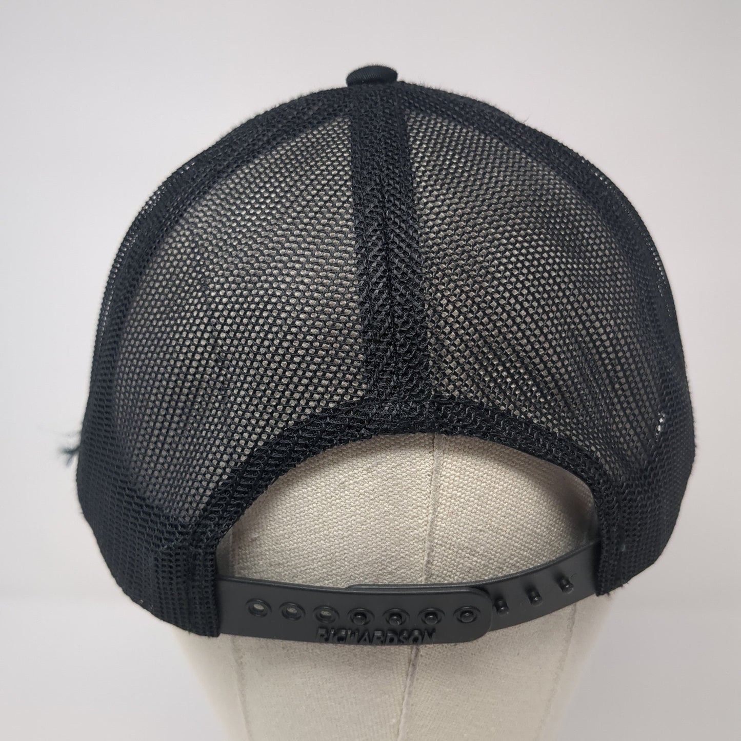 Delta Demo Group Snapback Trucker Hat Black One Size Mesh Back Adjustable