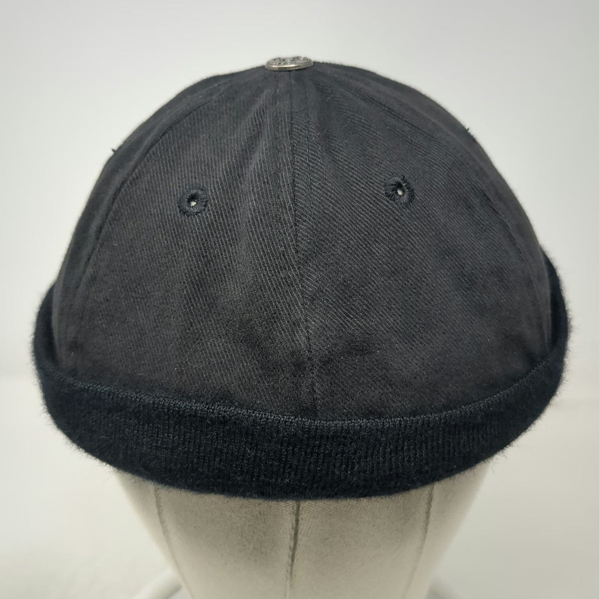 Capsmith Baseball Cap Black One Size Bullet Proof Strapback Brimless Cotton Hat