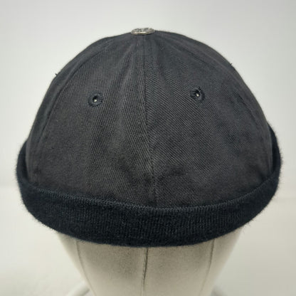 Capsmith Baseball Cap Black One Size Bullet Proof Strapback Brimless Cotton Hat