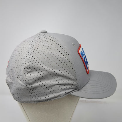 GHOST Trucker Hat Gray One Size Play Bad Fast Patch Perforated Golf Snapback Cap
