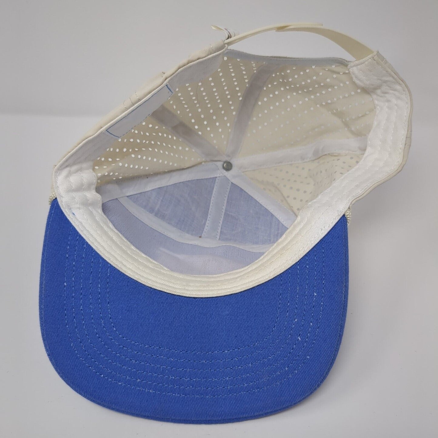 The Boat Monkey Snapback Hat Blue OS Adjustable Embroidered Breathable Rope