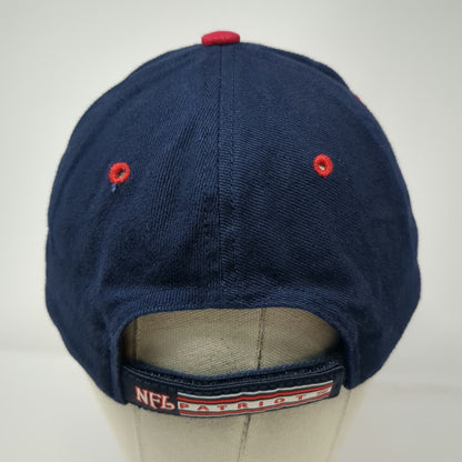 NFL New England Patriots Blue One Size Cap Hat Embroidered Logo Strapback Cotton