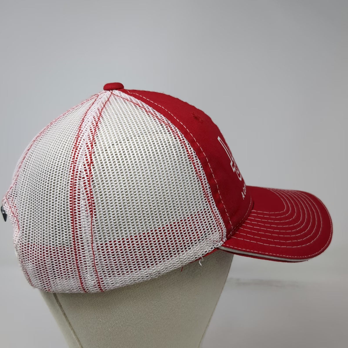 Outdoor Cap Trucker Hat Red One Size tsmt Commitment To Excellence Mesh Snapback