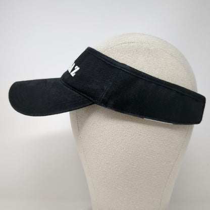 Captain Travel Visor Black One Size Alcatraz The Rock Embroidered Cotton Hat