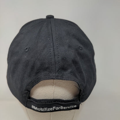 T-Mobile American Flag Strapback Hat Black OSFM Mobilize For Service