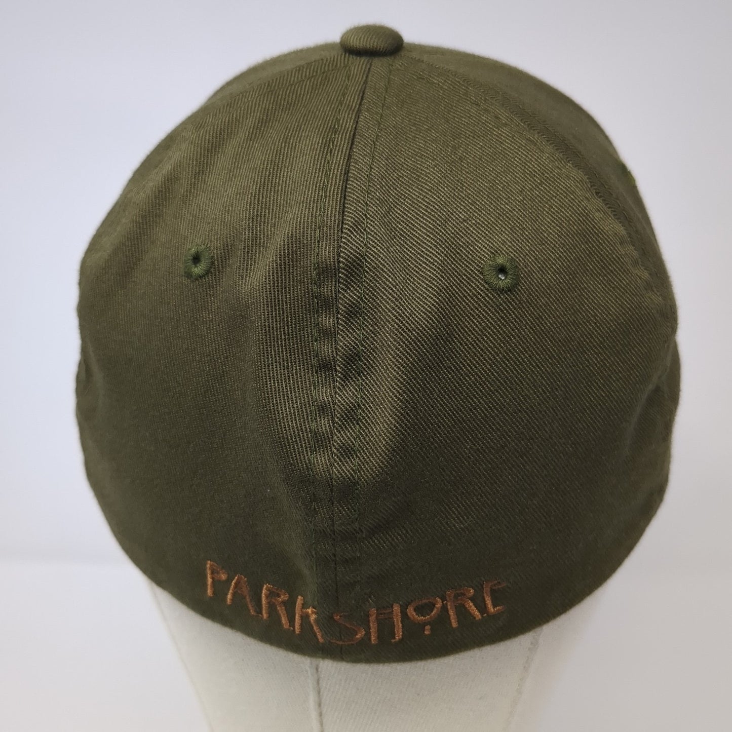 Parkshore Baseball Cap Brown Medium Lightweight Embroidered Flexfit Yupoong