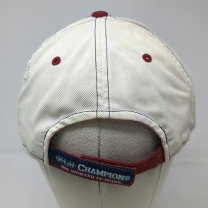 NFL Reebok Super Bowl XLII Champions Hat White Blue Red One Size Sideline Cap