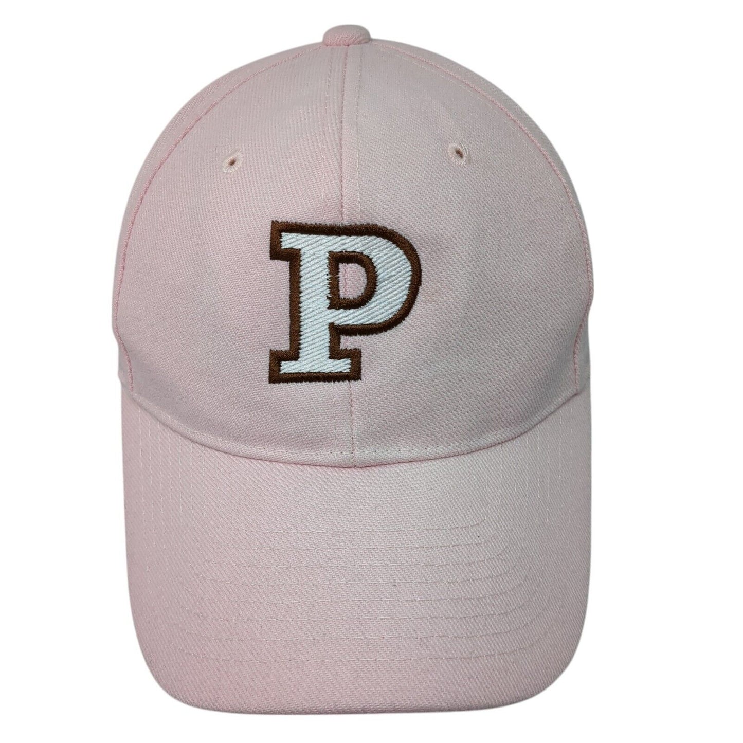 CrossPointe Strapback Hat Pink One Size Adjustable Embroidered 6 Panel