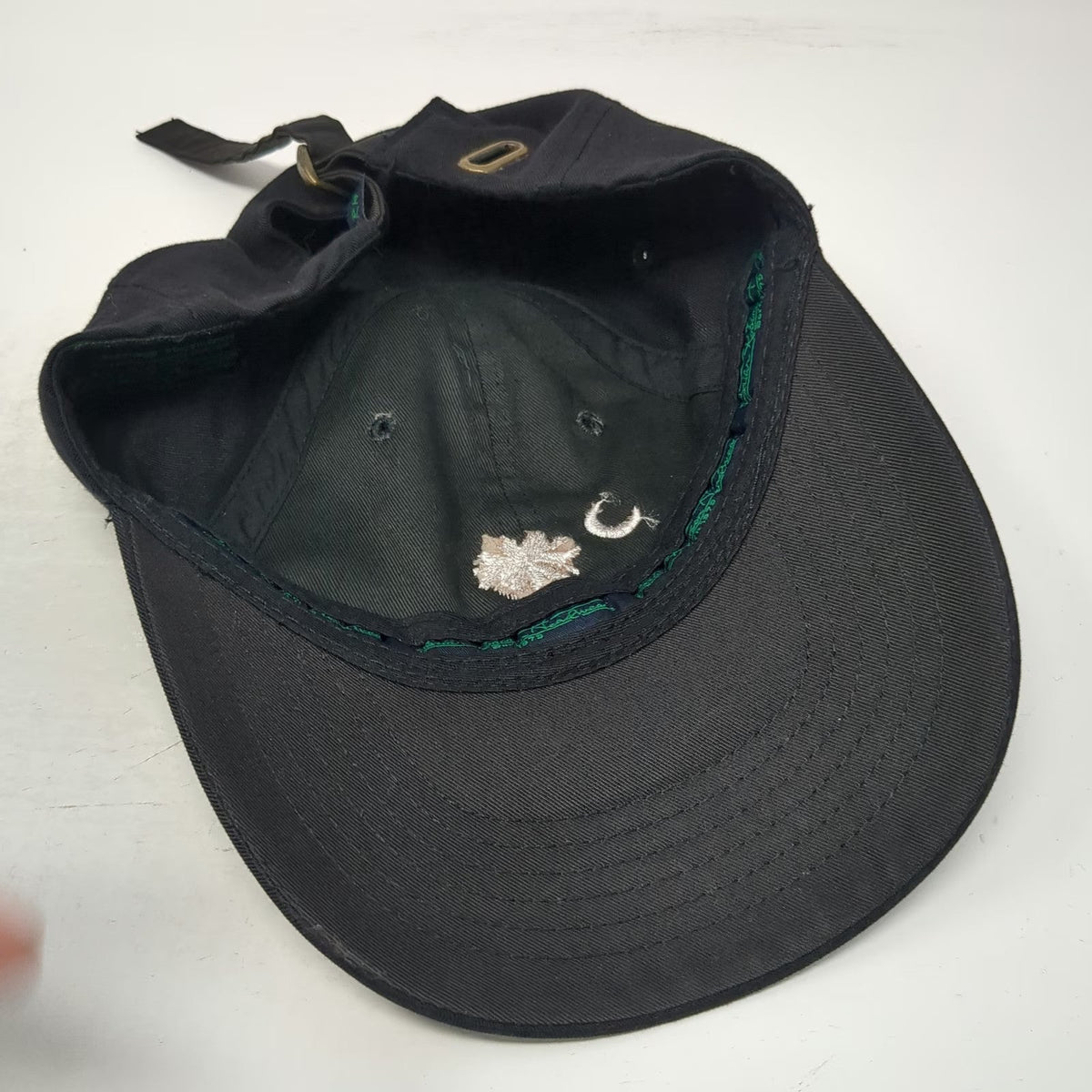 Brian Robinson Baseball Cap Black One Size South Carolina Palmetto Moon Hat