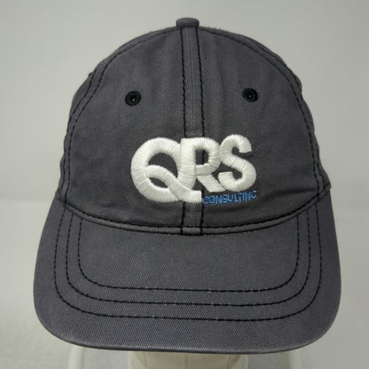 District Baseball Cap Gray One Size QRS Consulting Slideback Cotton 6-Panel Hat