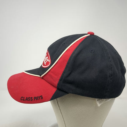 Peterbilt Baseball Cap Black Red One Size Class Pays Legendary Slideback Hat
