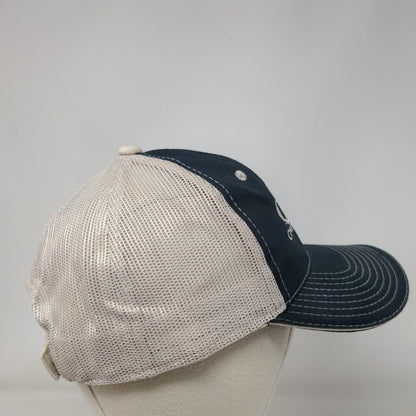 Quality Compressed Air Services Strapback Mesh Back Trucker Hat Blue OSFM