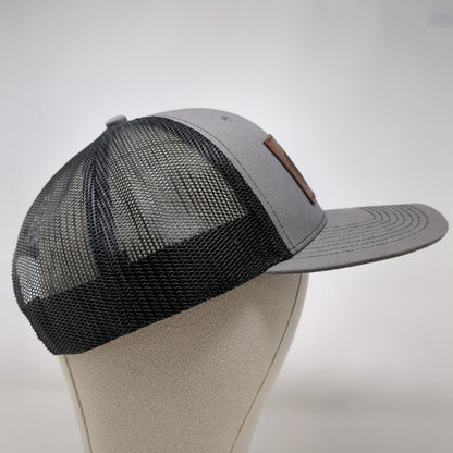 Idaho Central Credit Union Adult Snapback Trucker Hat Gray OS Mesh Outdoor Cap