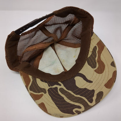 Young An Snapback Mesh Back Trucker Hat Camouflage One Size Adjustable