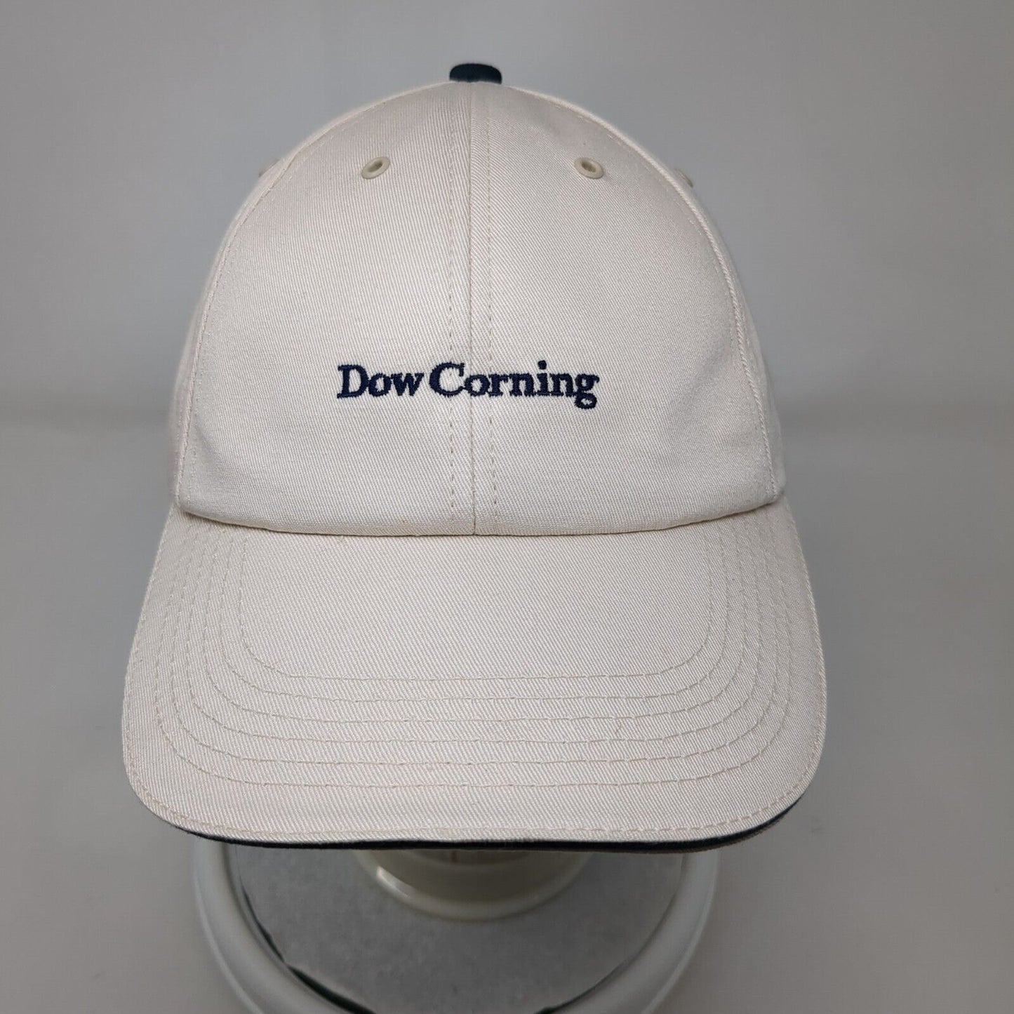Dow Corning Slideback Hat Tan OSFA Adjustable Embroidered 6 Panel K-Products