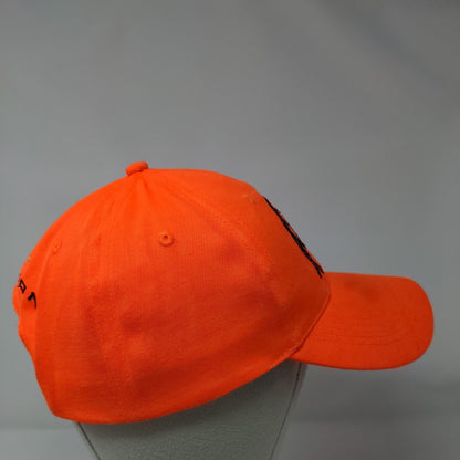 C-A-L Ranch Stores Strapback Hat Orange One Size Embroidered Fusion
