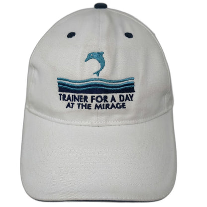 OTTO Baseball Cap White One Size Trainer For A Day The Mirage Dolphin Hat