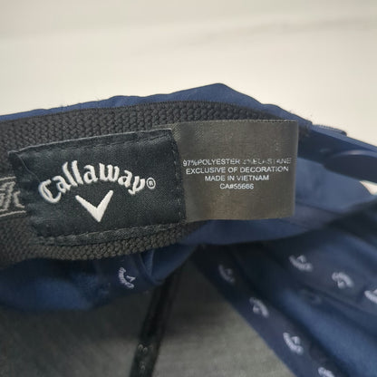 Callaway 5 Panel Blue OSFM Hat Rope Snapback Mascot Golf Performance Bird Cord