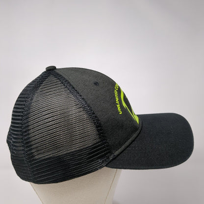 Unlimited Construction LLC Snapback Trucker Hat Black OS Adjustable Mesh Back