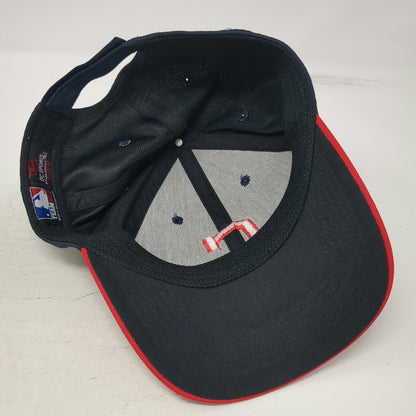 OC Sports MLB Cleveland Guardians Baseball Cap Blue Red One Size Mesh Strapback