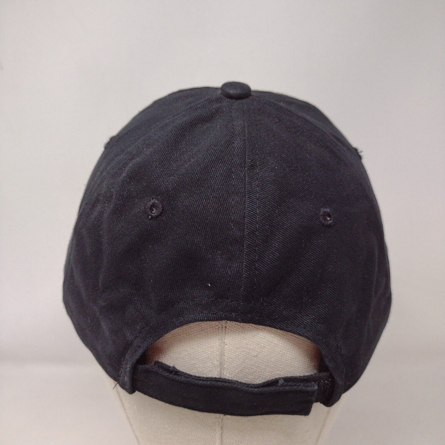 Enclave Strapback Hat Black OSFA Adjustable Embroidered The Max Hat Cotton