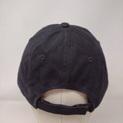 Enclave Strapback Hat Black OSFA Adjustable Embroidered The Max Hat Cotton