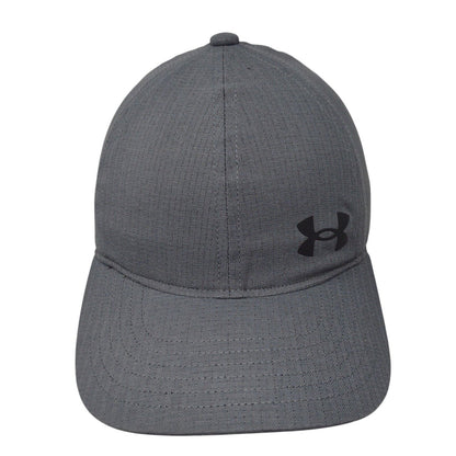 Under Armour Vent Strapback Hat Gray OSFA Free Fit Adjustable 6 Panel